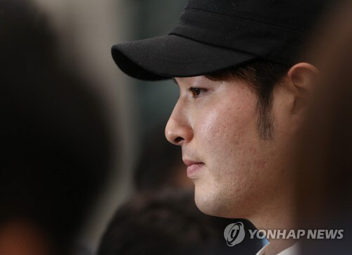 생각에 잠긴 박병호 [연합뉴스 자료사진]